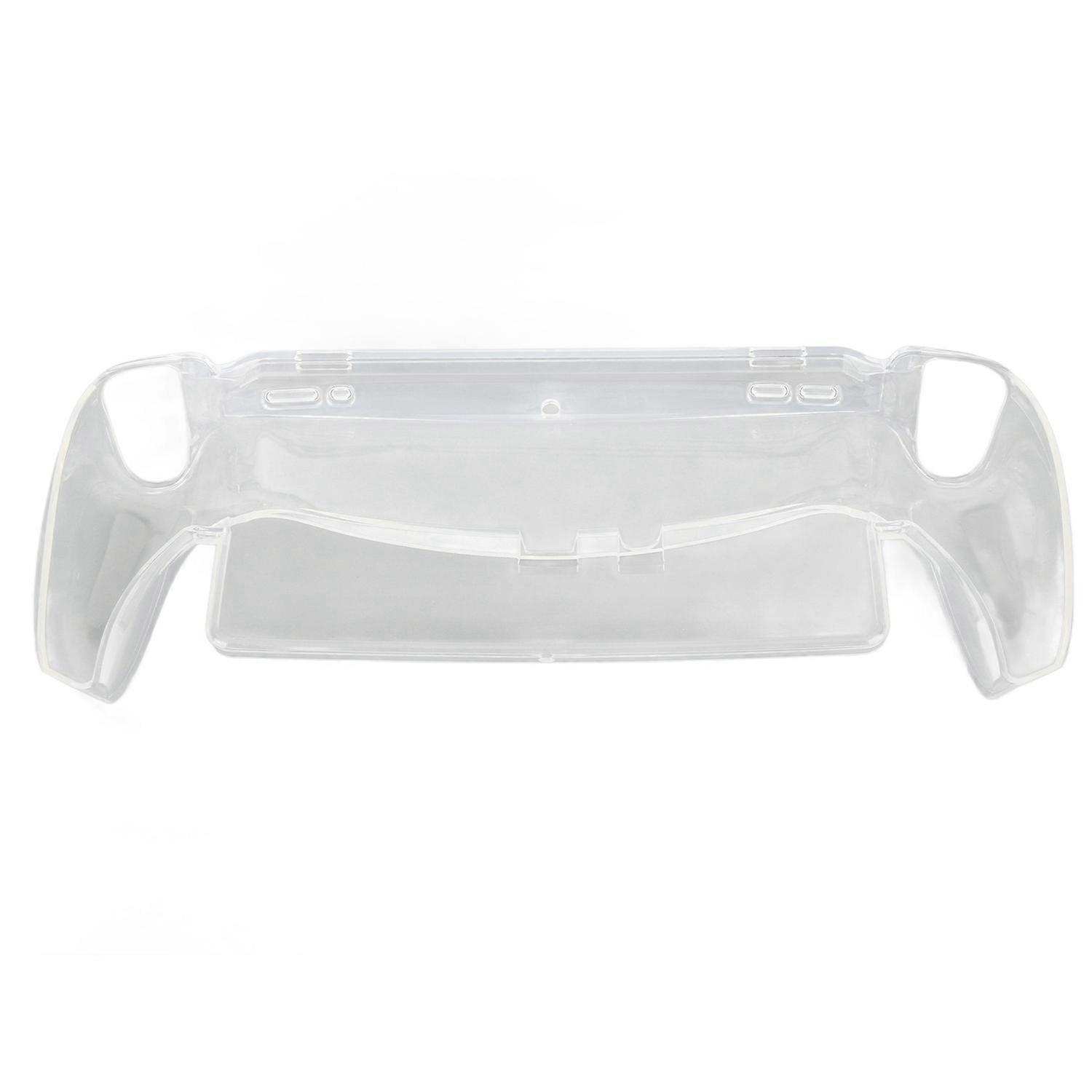 Remote Player Case Transparent Scratch Proof TPU Handheld Console Protective Cover with Ergonomic Gr