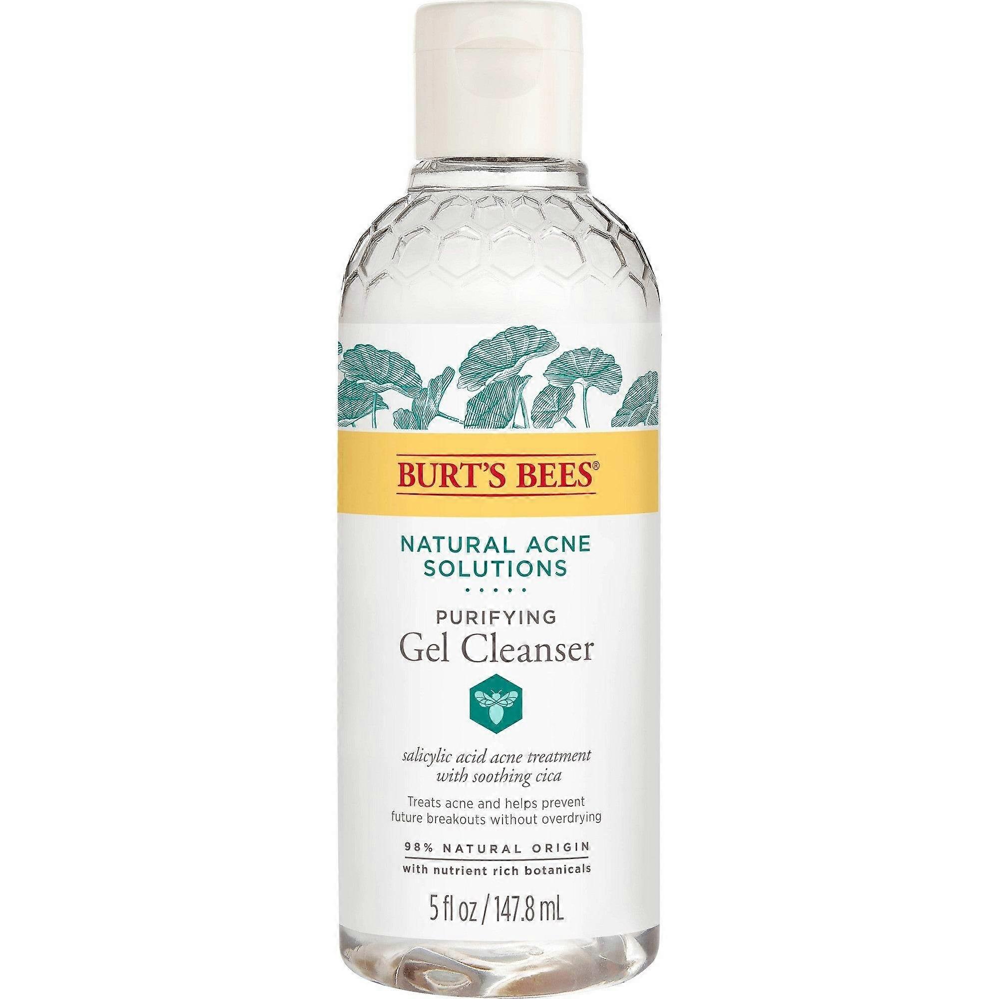 Burt's Bees 天然痤疮解决方案净化凝胶洁面乳，5 盎司