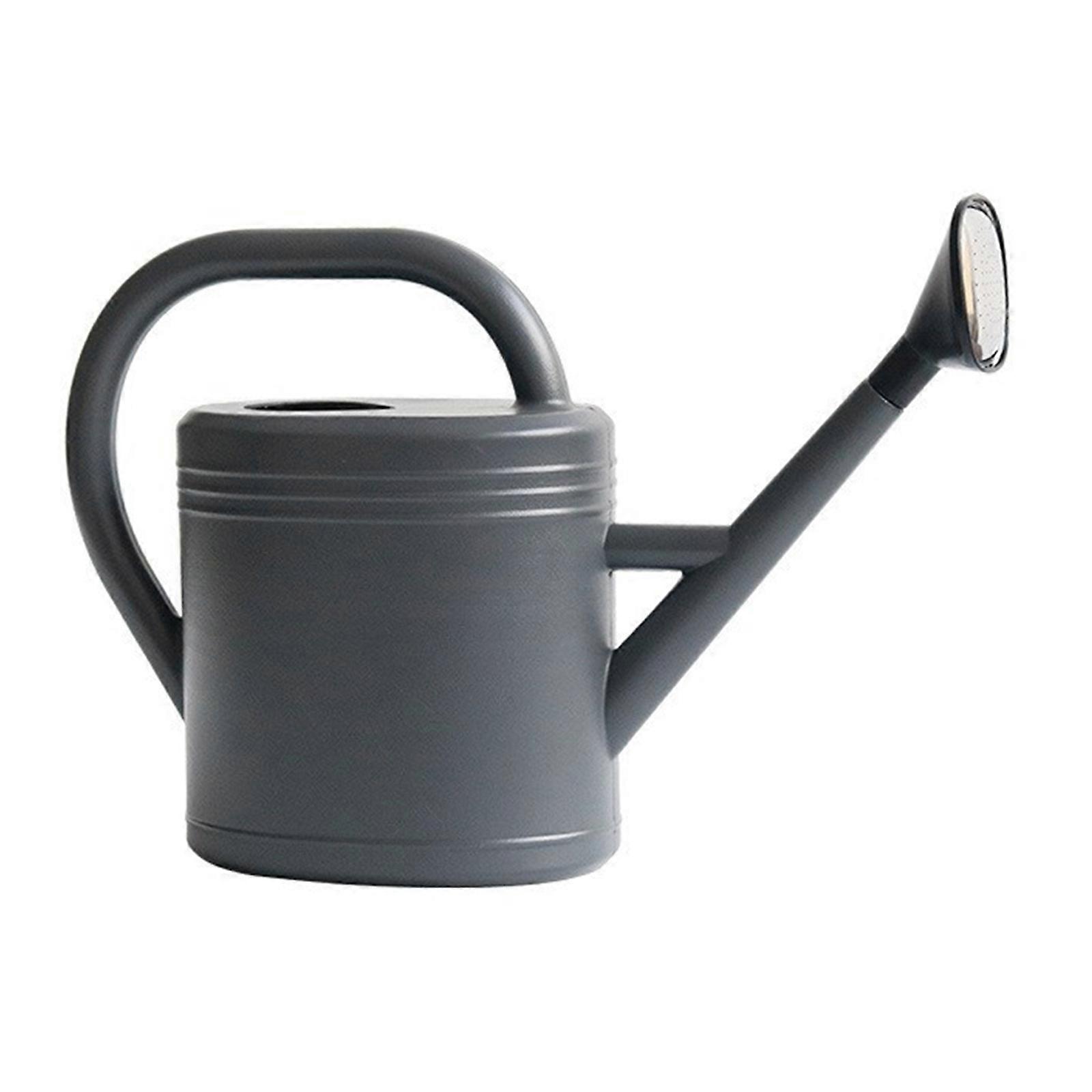 Ergonomic Plant Watering Container 10L Large Capacity Long Reach Spout for Targeted Soil Irrigation  grey