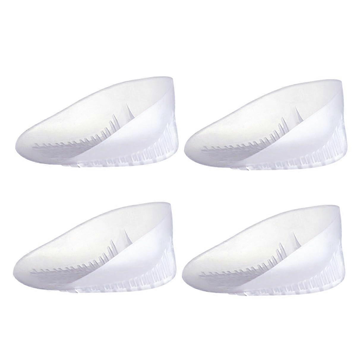 UShaped Heel Cushions Inserts, 2 Pairs, Unisex Running Pads, Shock Absorbing Heel Cushions, For Men And Women