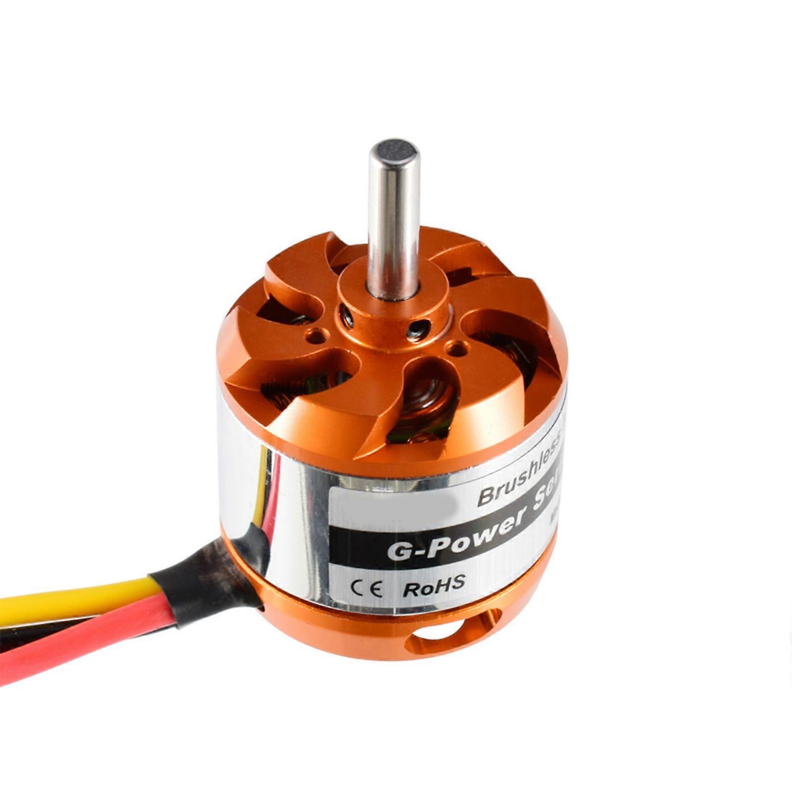 Premium D3536 Brushless Motor Speed Engine High Performances Brushless Motor Metal for Remote Control Hobbys Models Multicolor