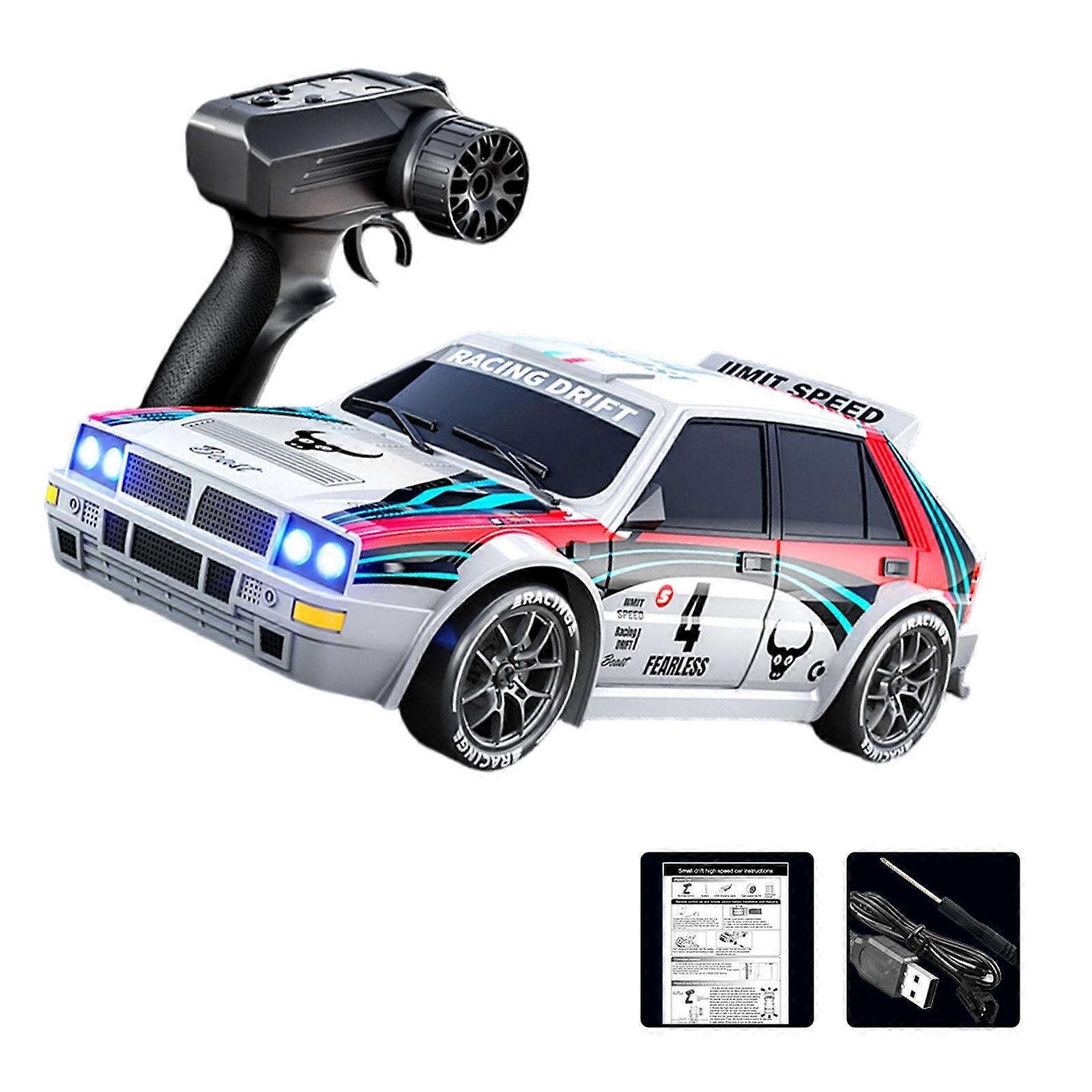 1:24 Scale Remote Drift Car Multiple Speed Function High Torques Motor Outdoor Use 20KM/H Toy for Kids Boys Multicolor