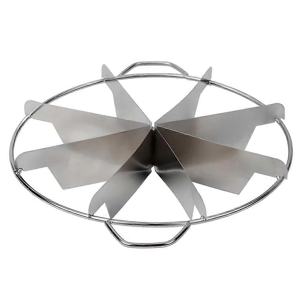 Stainless Steel Pie Cutter 8Slice Tool for Even Pie, Cake and Tart Portions in Baking