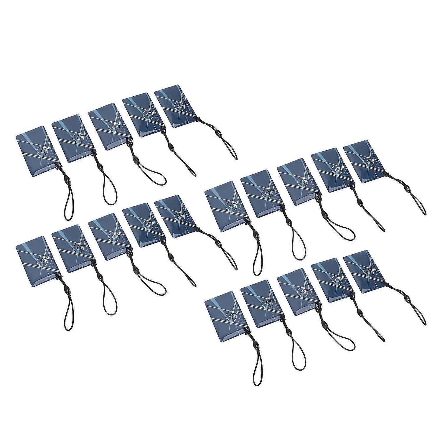 20Pcs IC Cards 13.56Mhz Sensitive Intelligent Proximity ID Card Contactless Key Fob for Door Entry A