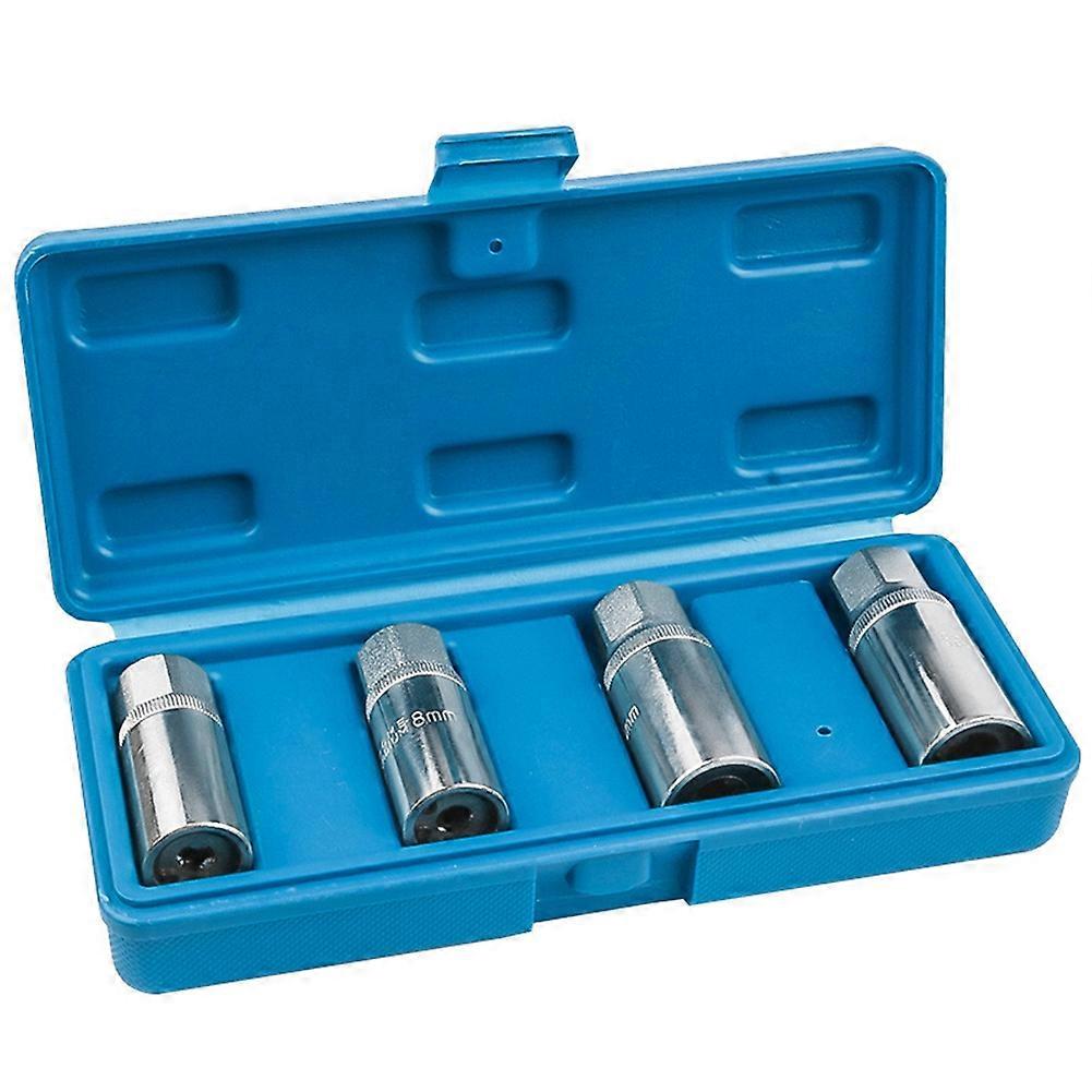 4pcs Stud Extractor Set Broken Stud Removal Socket Metric Stud Remover Tool Drive Nut Remover Stud Puller