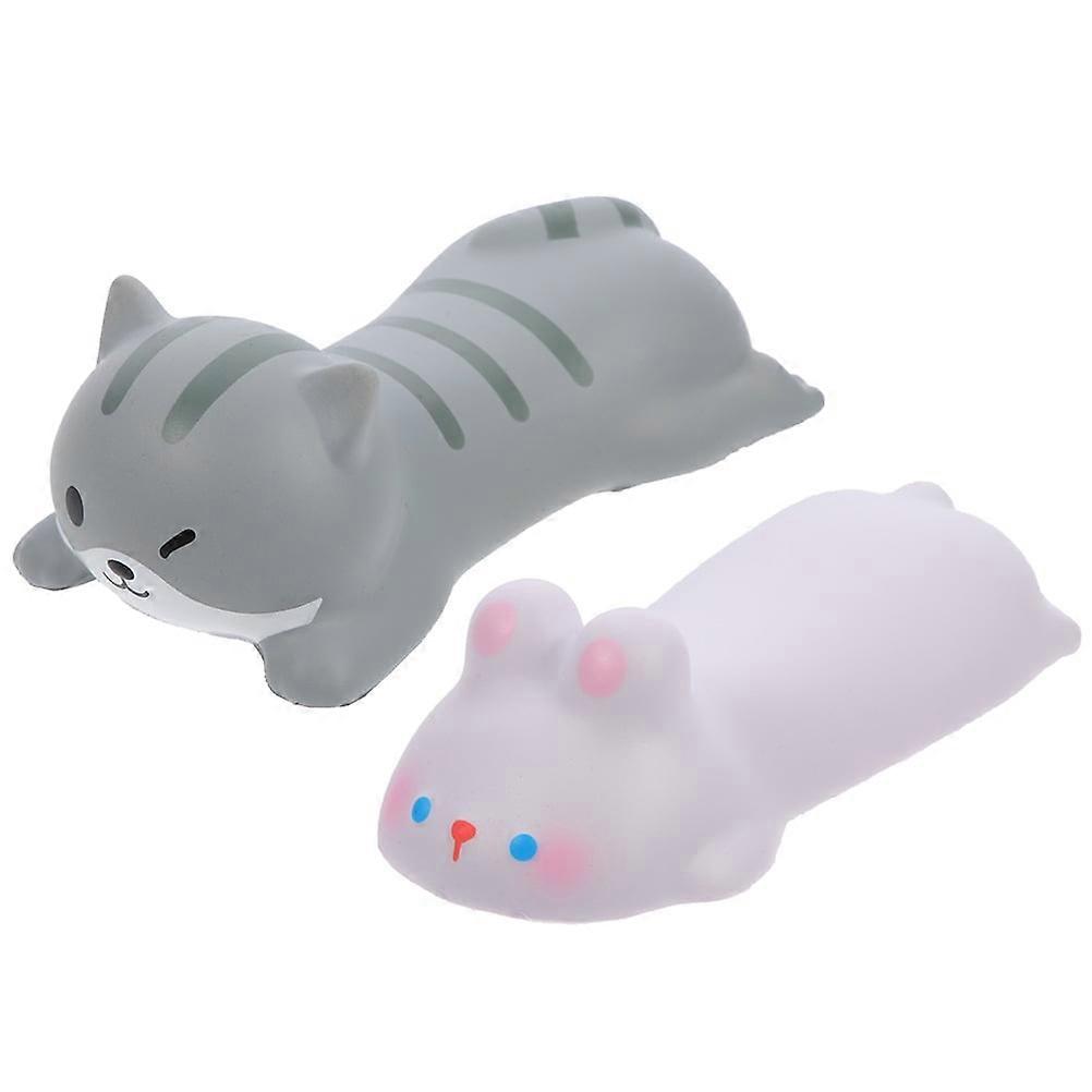 Eease 2Pcs Mouse Wrist Support Cartoon Mouse Hand Support Pad Mouse Wrist Rest Office Mouse Wrist Rest