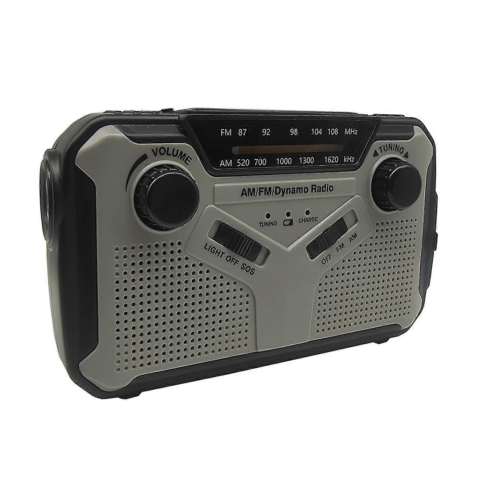 Compact Solar-Powered Emergency Radio with Built-in LED Torch for UK Outdoor Adventures