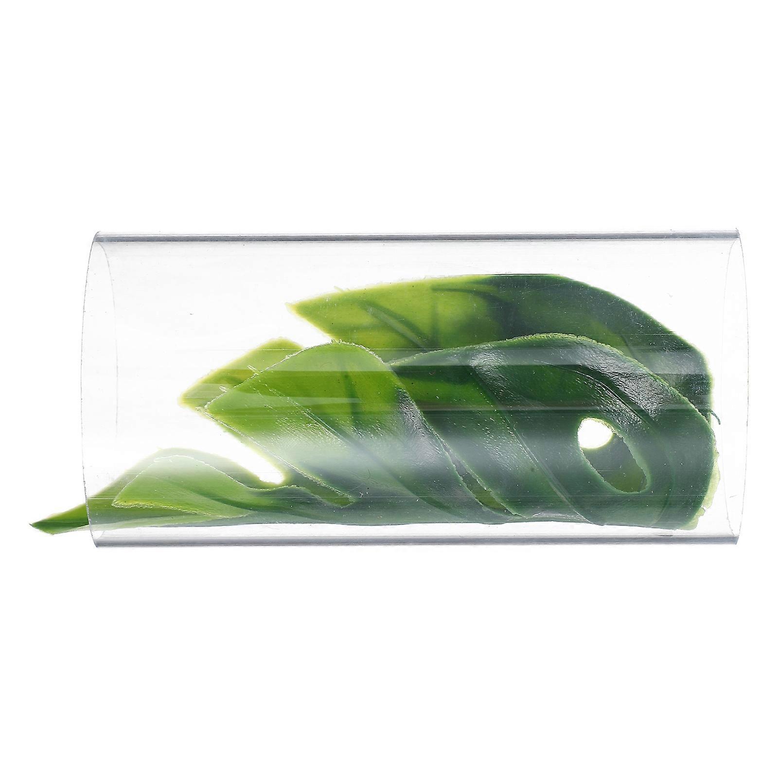 Betta Fish Transparent Tube Tunnel for Resting and Hiding Aquarium Decor
