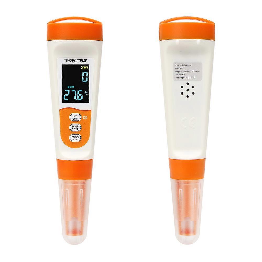 Voice Multifunctional 3 in 1 Water Quality Tester Detector Digital TDS EC Temperature Meter for Pools Aquariums with Backlight