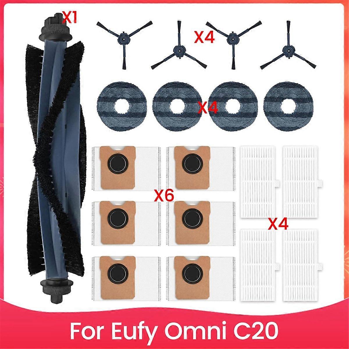 For Omni C20 Vacuum Cleaner Main Side Hepa Filters Mop Pads