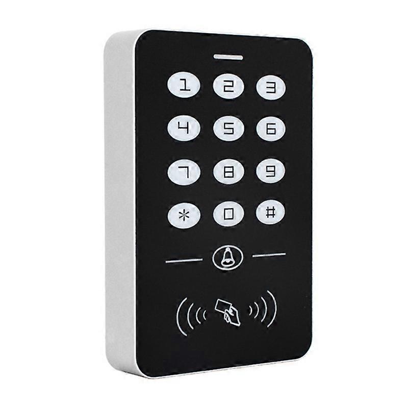 【New】 Simple IDIC Card Access Control All-in-one Machine Key Touch Access Control Controller Induction Card Password A1-Physical Buttons