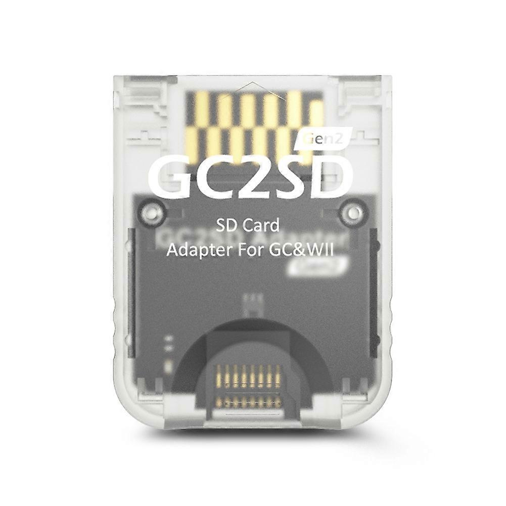GC2SD Gen2 TF Card Reader Adapter Support 512GB for Nintendo GameCube/Wii GC2SD Memory TF Card Adapter