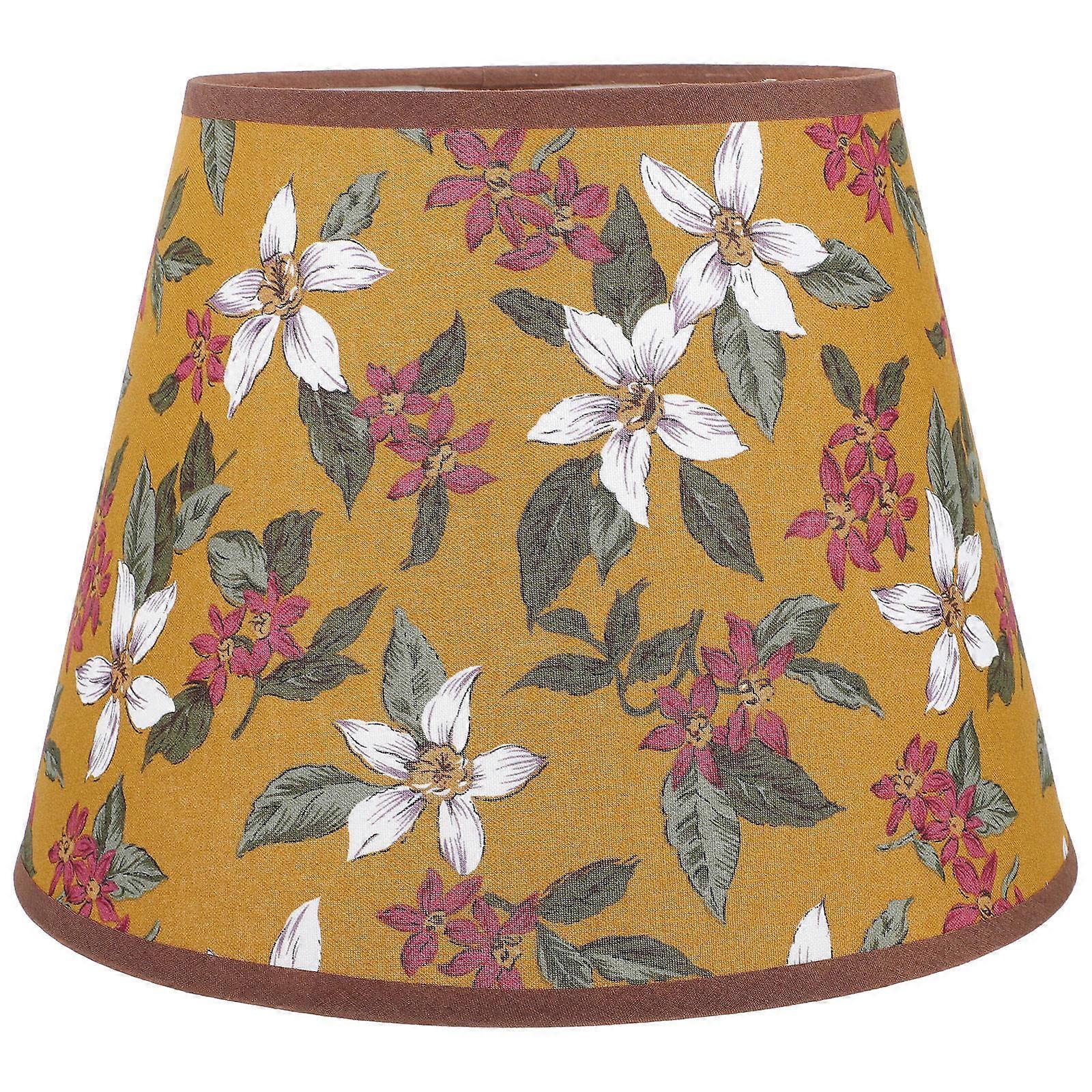 Small Lampshade Pattern E27 Light Socket Vintage Lamp Shade Cloth Lampshade