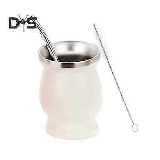 Yerba Mate Set with Bombilla Straw for Authentic Taste