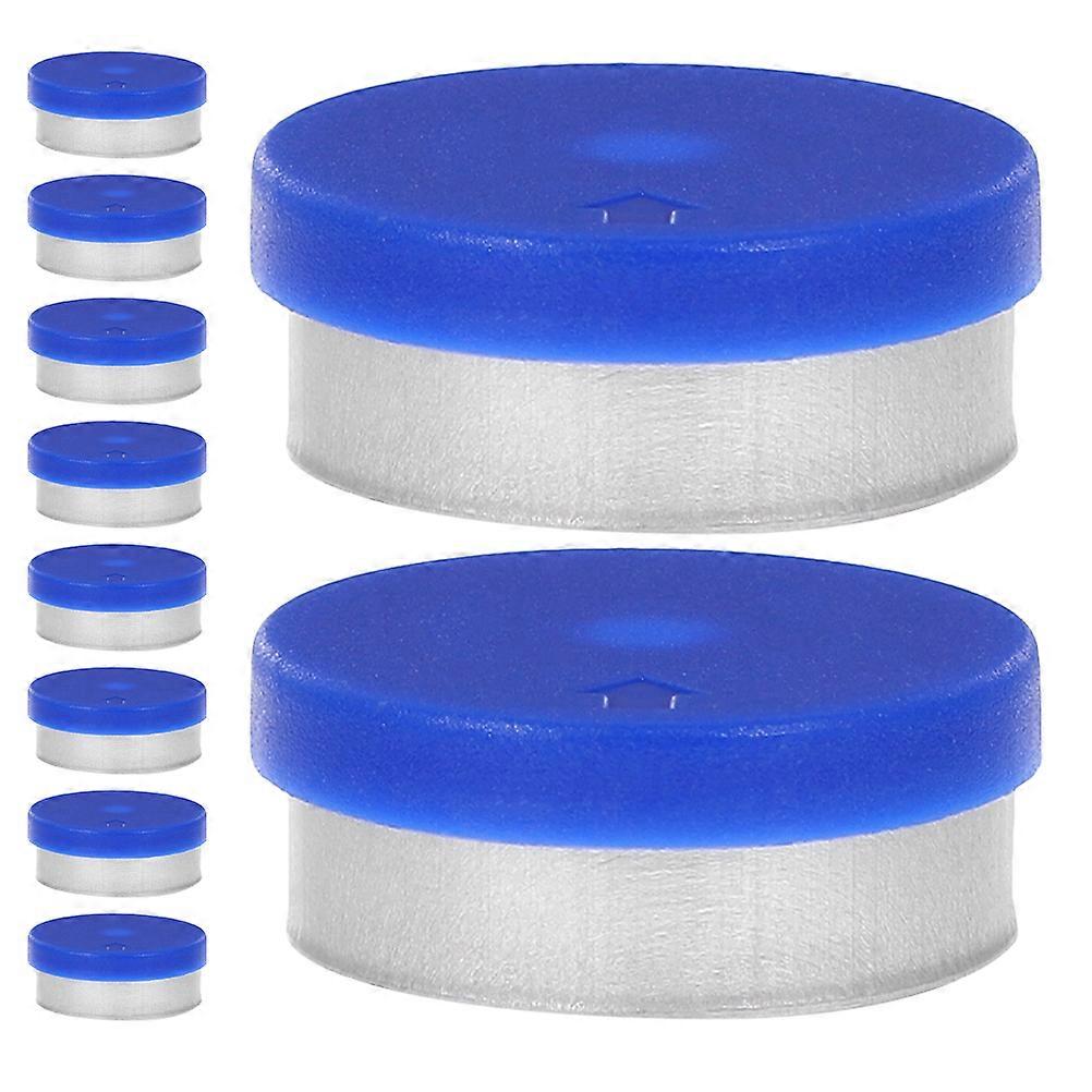 Blue Bottle Cap Flip Top Cap for 100Pcs with Enhanced Sealing