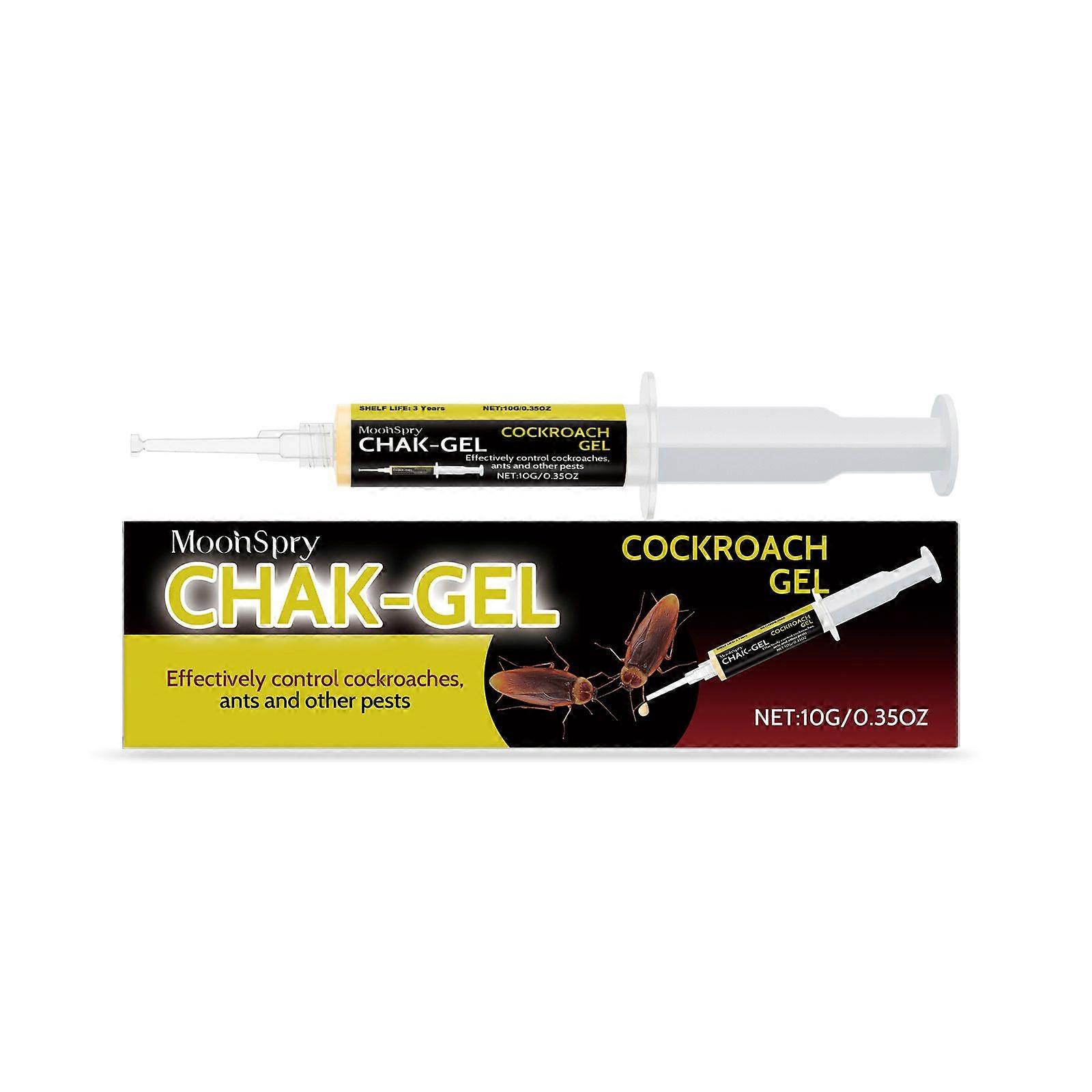 Cockroach Gel Bait, Powerful Roach Repellent Bait Trap Infestation Solution Indoor for Home, Ready-to-Use Cockroach Deterrent for Kitchen Home RV