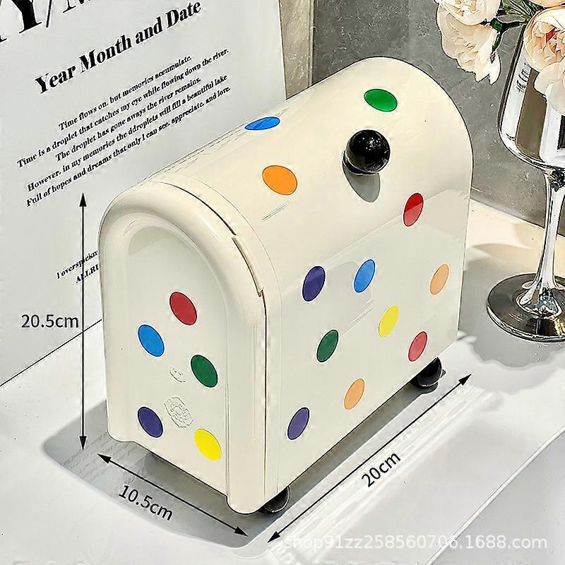 New Student Dormitory Desktop Storage Box Dressing Table Miscellaneous Items Sorting Box Drawer Style Cosmetics Storage Box Home