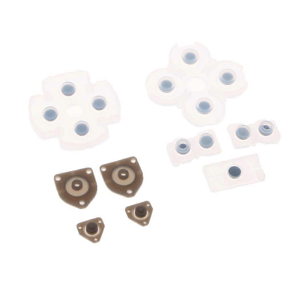 Conductive Rubber Pad Set  Parts for PS4 Controller to Restore Button Responsiveness