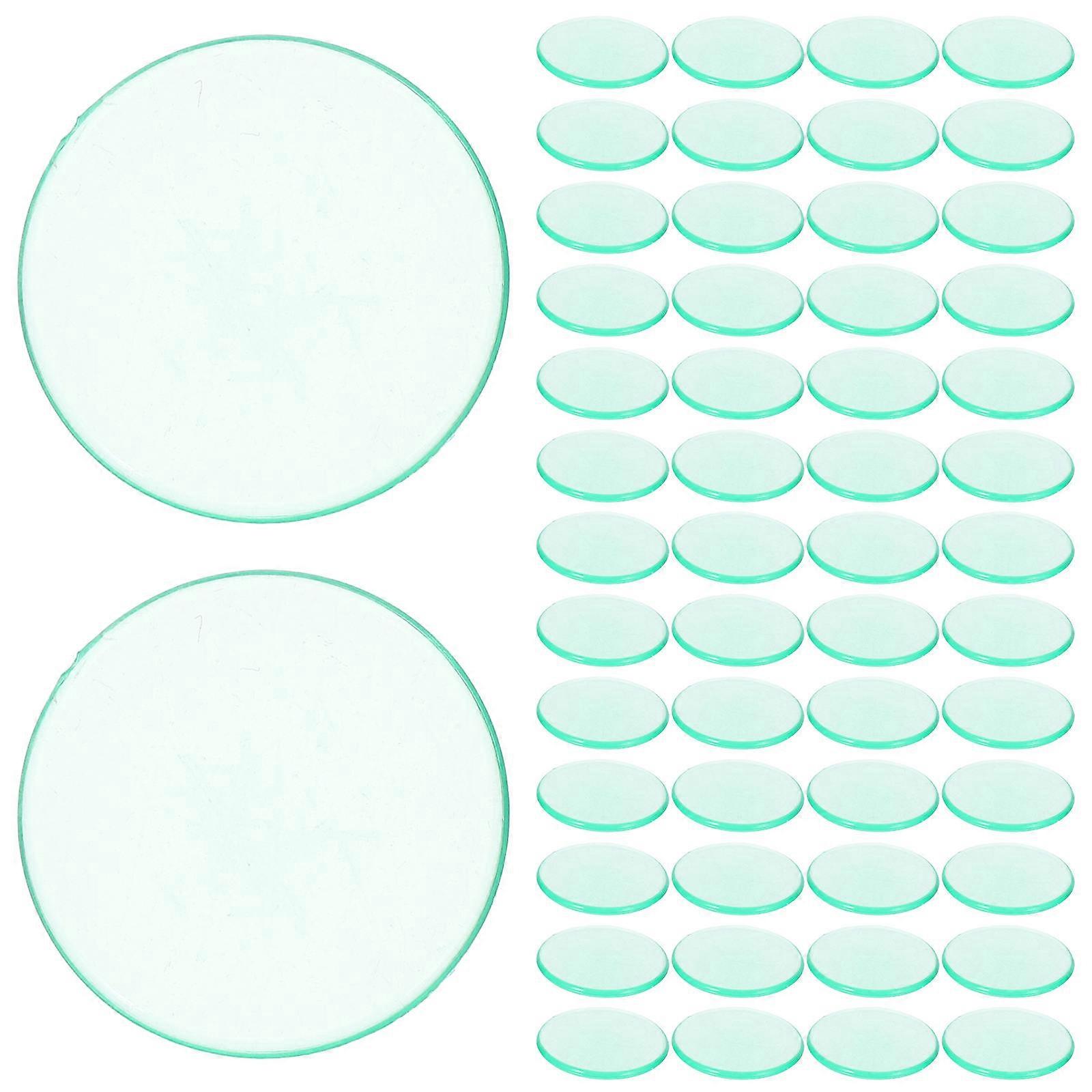 100Pcs Counting Chips for Games Green Plastic Translucent Markers