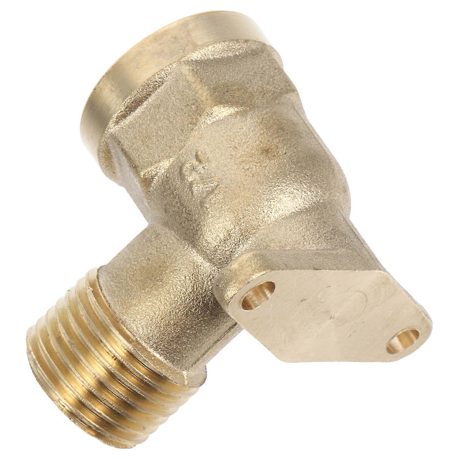 Hose Elbow Adapter Copper Material Water Flow Management Diy Projects Reducing Design 1Set