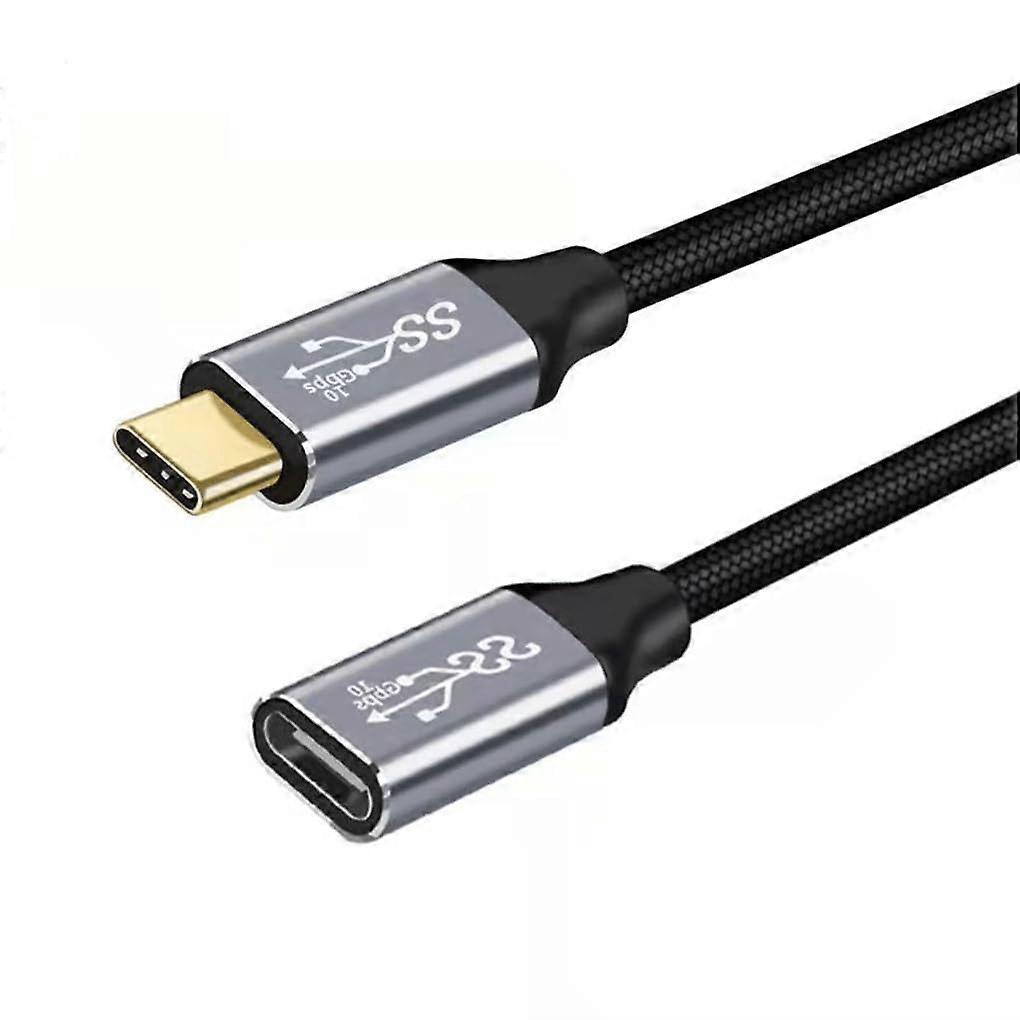 Male to Female Type-C Data Cable 0.25m Video Projection Cord for Home Notebook Computer Power Converter Accessories
