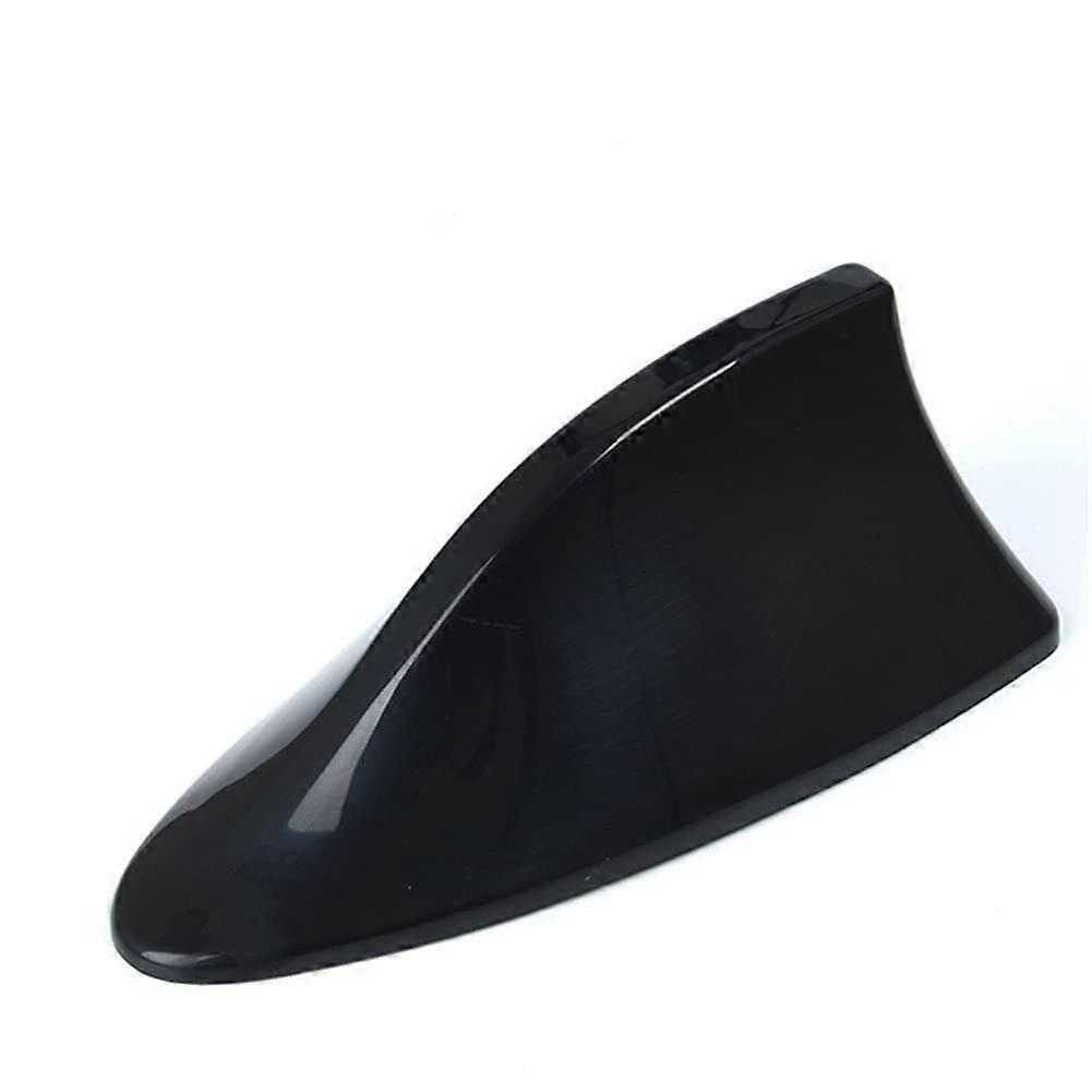 Black Universal Shark Fin Car Roof Antenna with Noise Reduction and Signal Boost