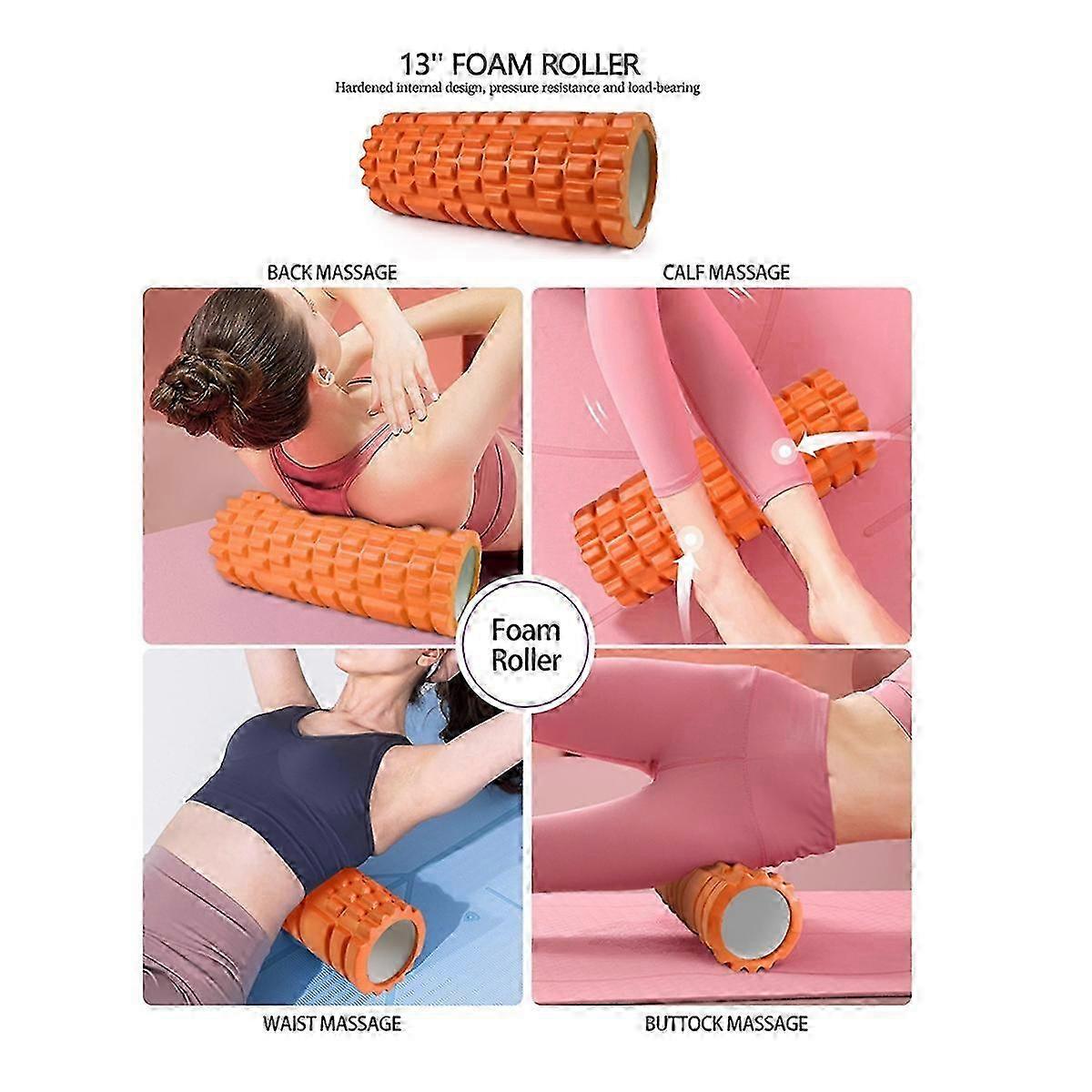 5 in1 Foam Roller Set, Foam Roller, Massage Roller Stick