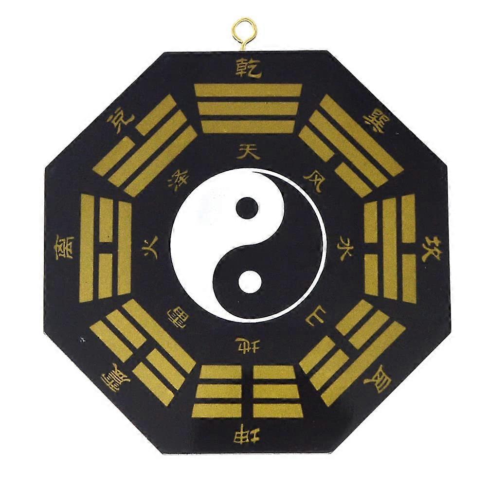 Feng Shui Bagua Mirror 6in Tai Chi Eight Trigrams Decor for Home Negative Energy Protection