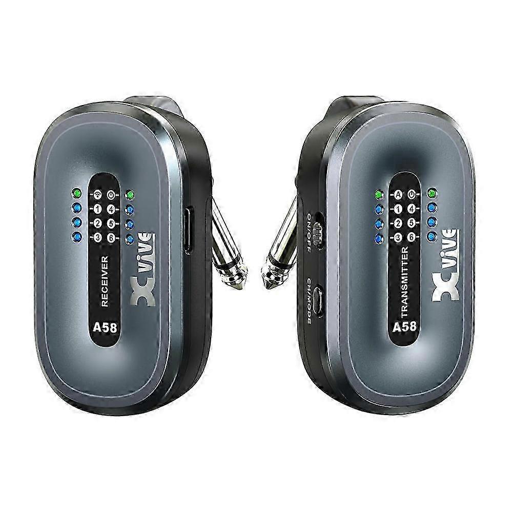 Xvive A58 Wireless Guitar System 5.8GHz Wireless Guitar mitter Receiver for Active or Passive E