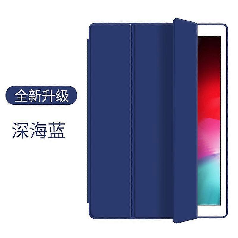 Stylish Case For Ipad 10.2 7/8/9 Dark Blue Soft Leather