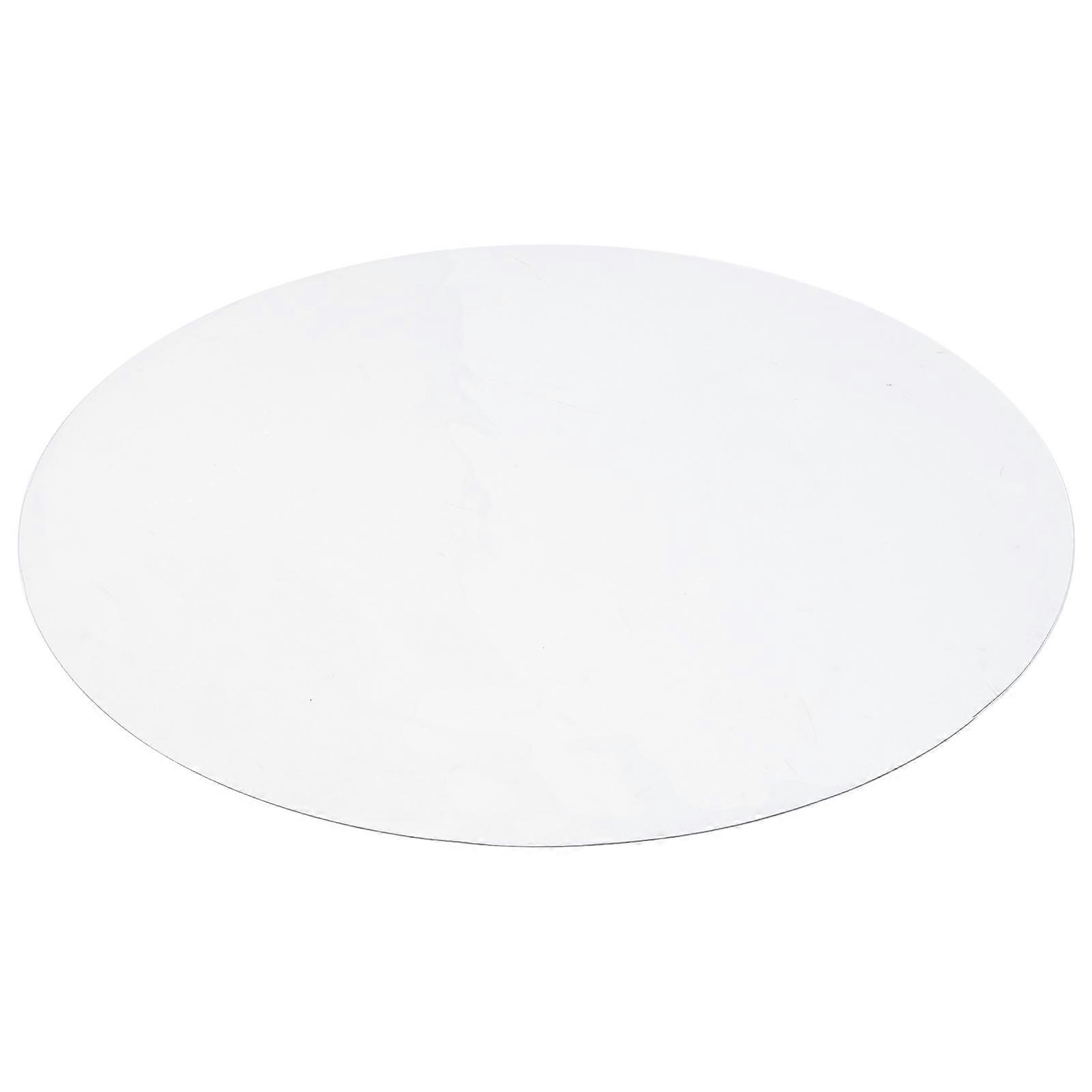 Clear Table Cover Round Table Protector for 5Pcs Waterproof Use