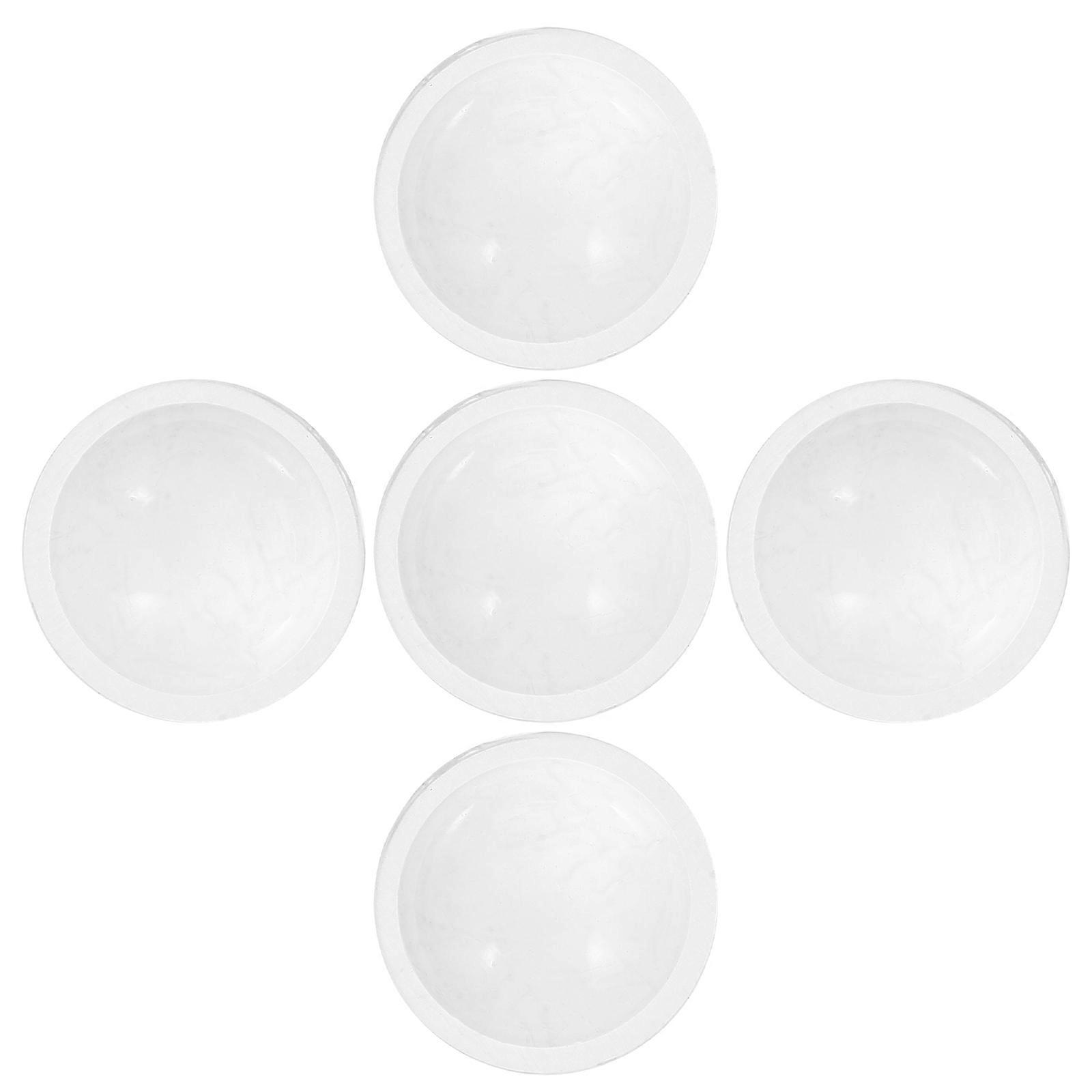 5Pcs LED Convex Lens for Flashlight Optical Magnifier Accessory Transparent