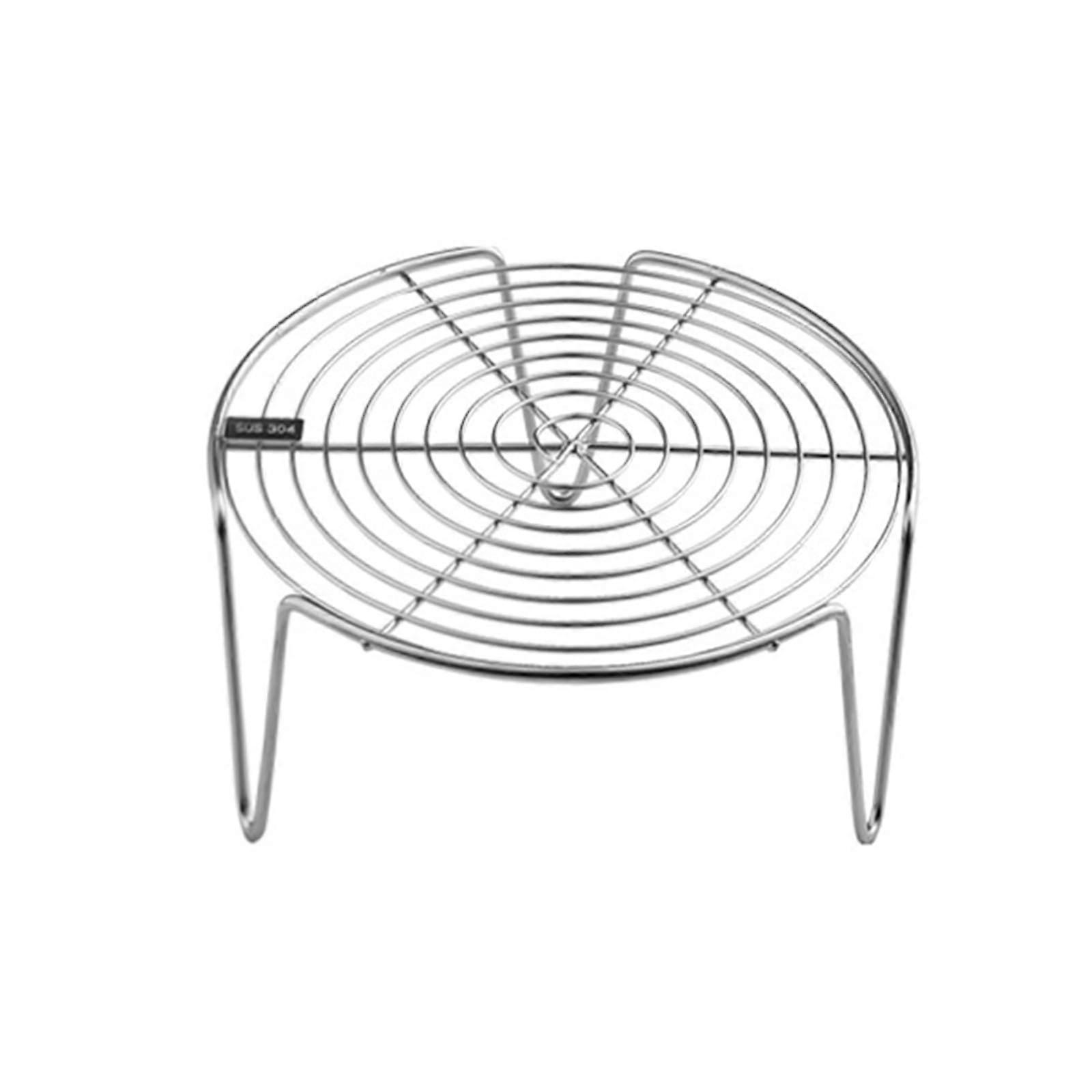 Stainless Steel Steaming Rack Large Capacity Rust Proof for Vegetables Meat Kitchen Restaurant