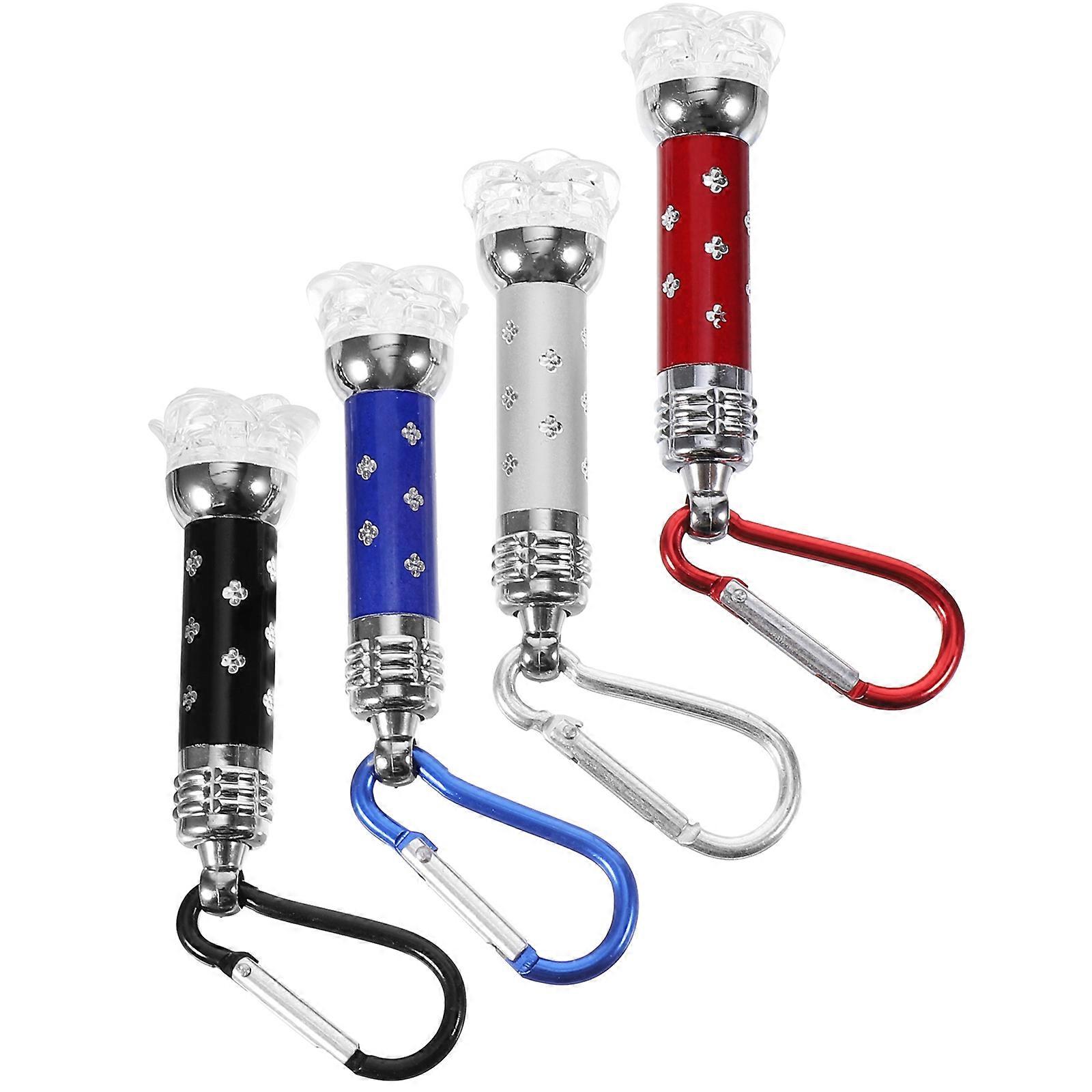 LED Flashlight Mini Hanging Flashlight for Outdoor Use 4Pcs Set