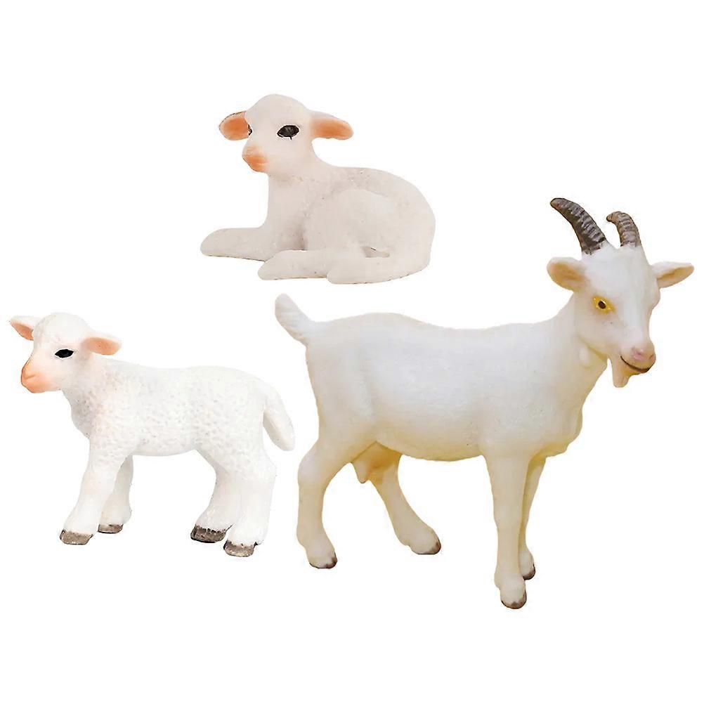 Wild Animal Model Decorations for Playing 3Pcs Set