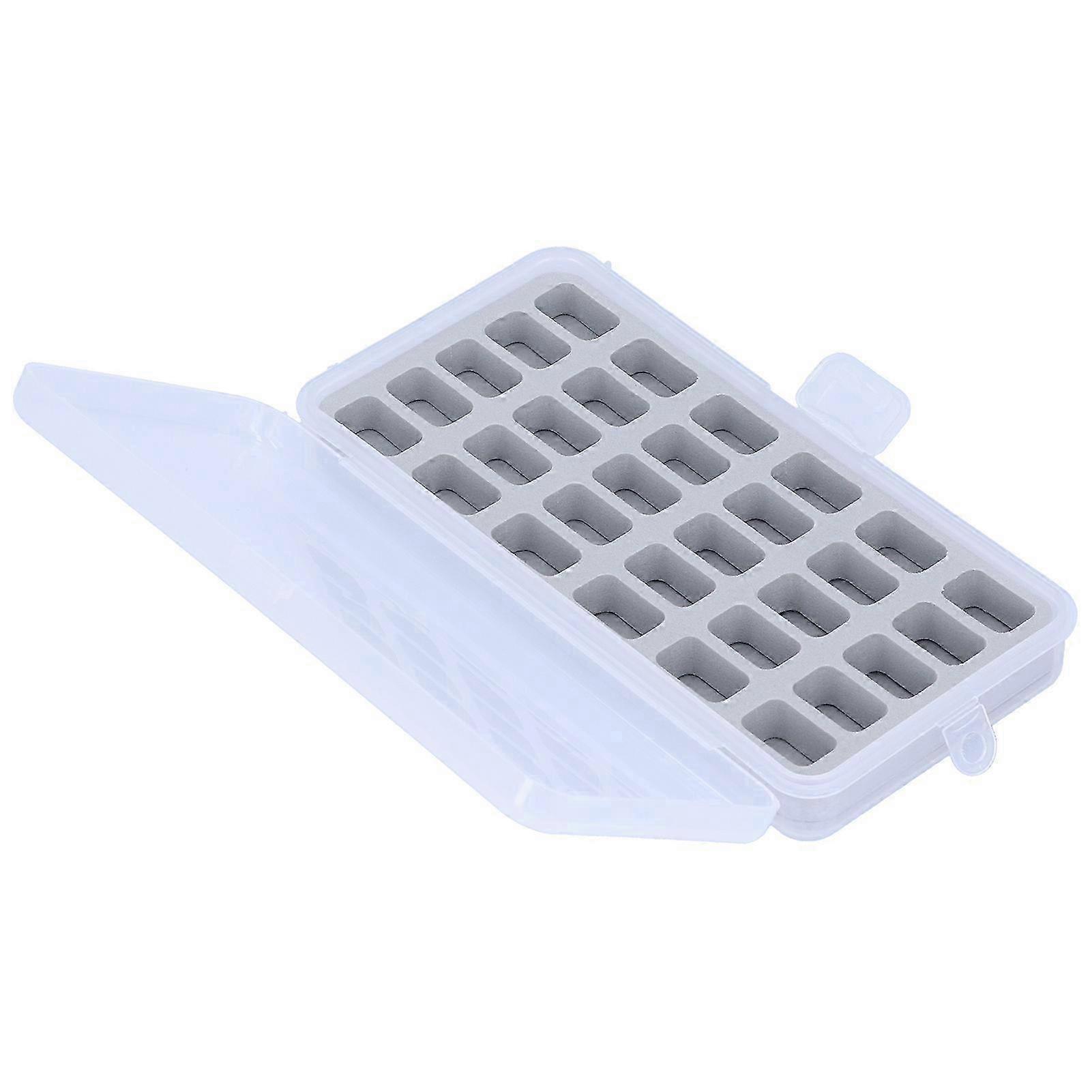 2026 Bobbin Box Organizer Plastic Case Transparent 30 Slots Empty Spools Sewing Craft Storage