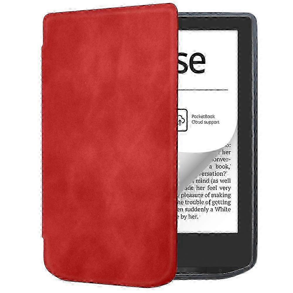 2025 For PocketBook Verse Pro Leather Case E-Reader Auto Sleep/Wake Protective Cover