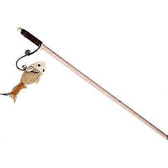 Artificial Feather Stick Toy With Mouse For Pet Cats 25-26