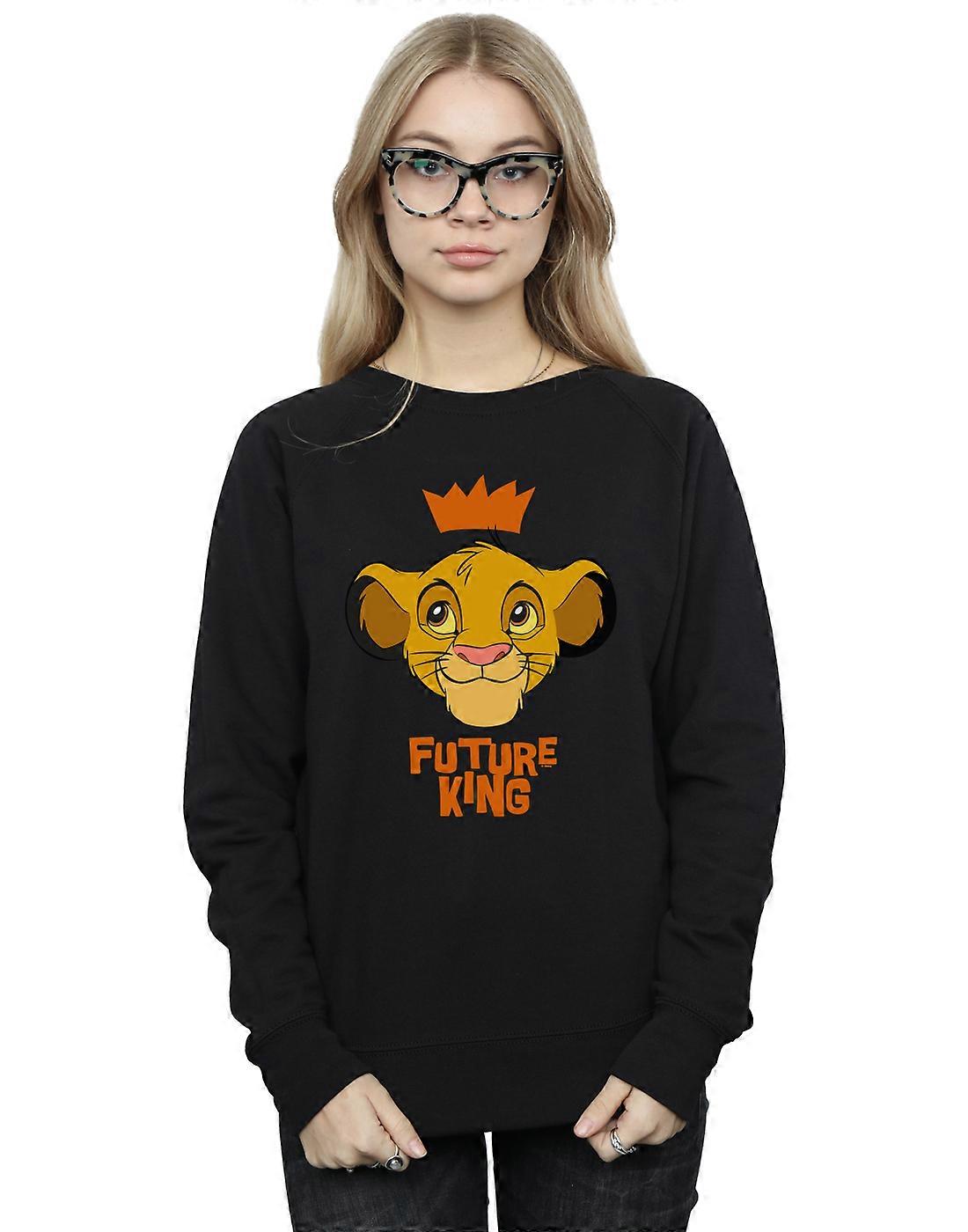 Disney Kvinner's Løvenes Konge Simba Future King Sweatshirt