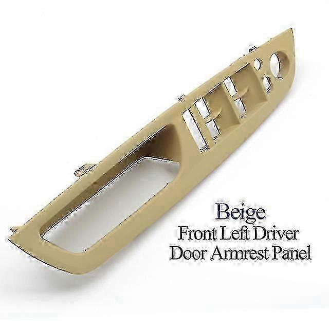 Interior Door Handle Replacement for BMW X5 X6 E70 E71 2007-2013 - Leather Armrest Panel
