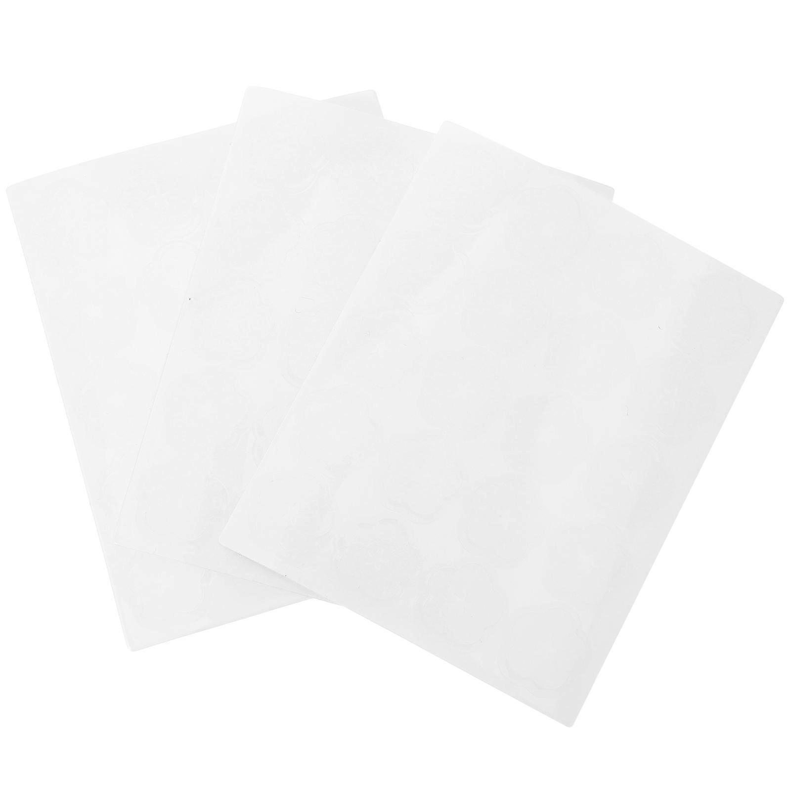 Sunscreen Uv Detection Stickers for Testing 240Pcs White Adhesive Patch
