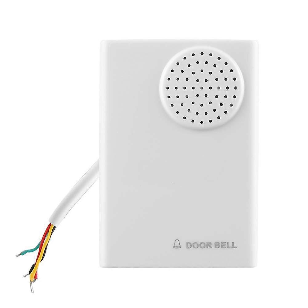 12V Wired Doorbell Chime 120dB Loud Dingdong for Home Office Access Control Compact ABS