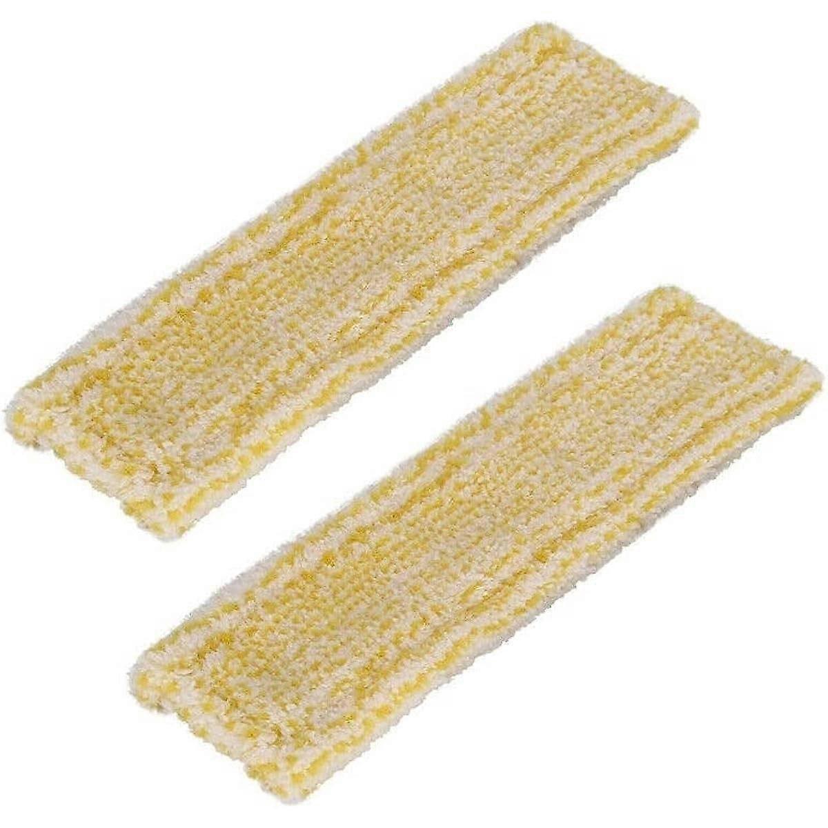 2pcs Replacement Mopping Cloths 7x27.5cm for Karcher WV5 WV2 Window Vac Easy Install Hook Loop