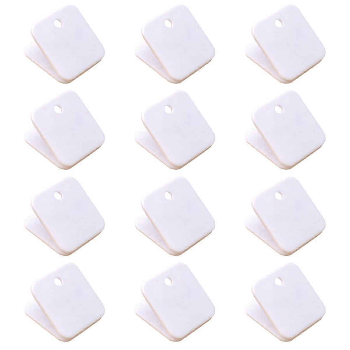 12pcs Small Transparent Plastic Binder Clips with Extra Strong Grip for School and Office Use