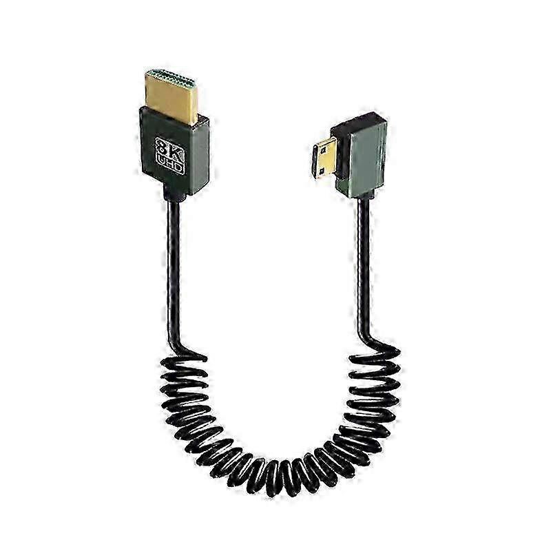 8K 60HZ HDMI 2.1 Spring Cable 0.5m Length