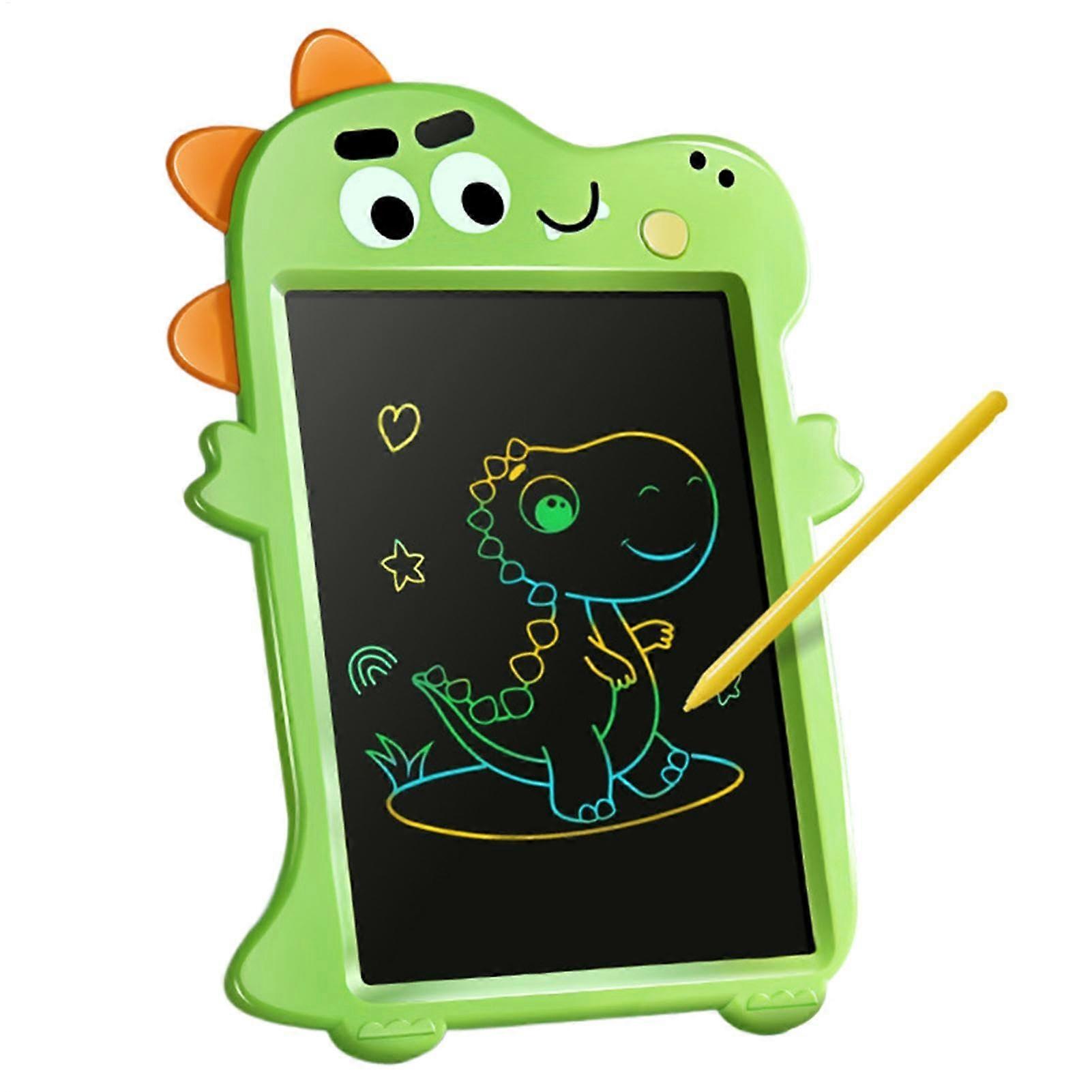 LCD Writing Tablet Dinosaur Design Colorful Drawing Pad for Kids with OneButton Erase