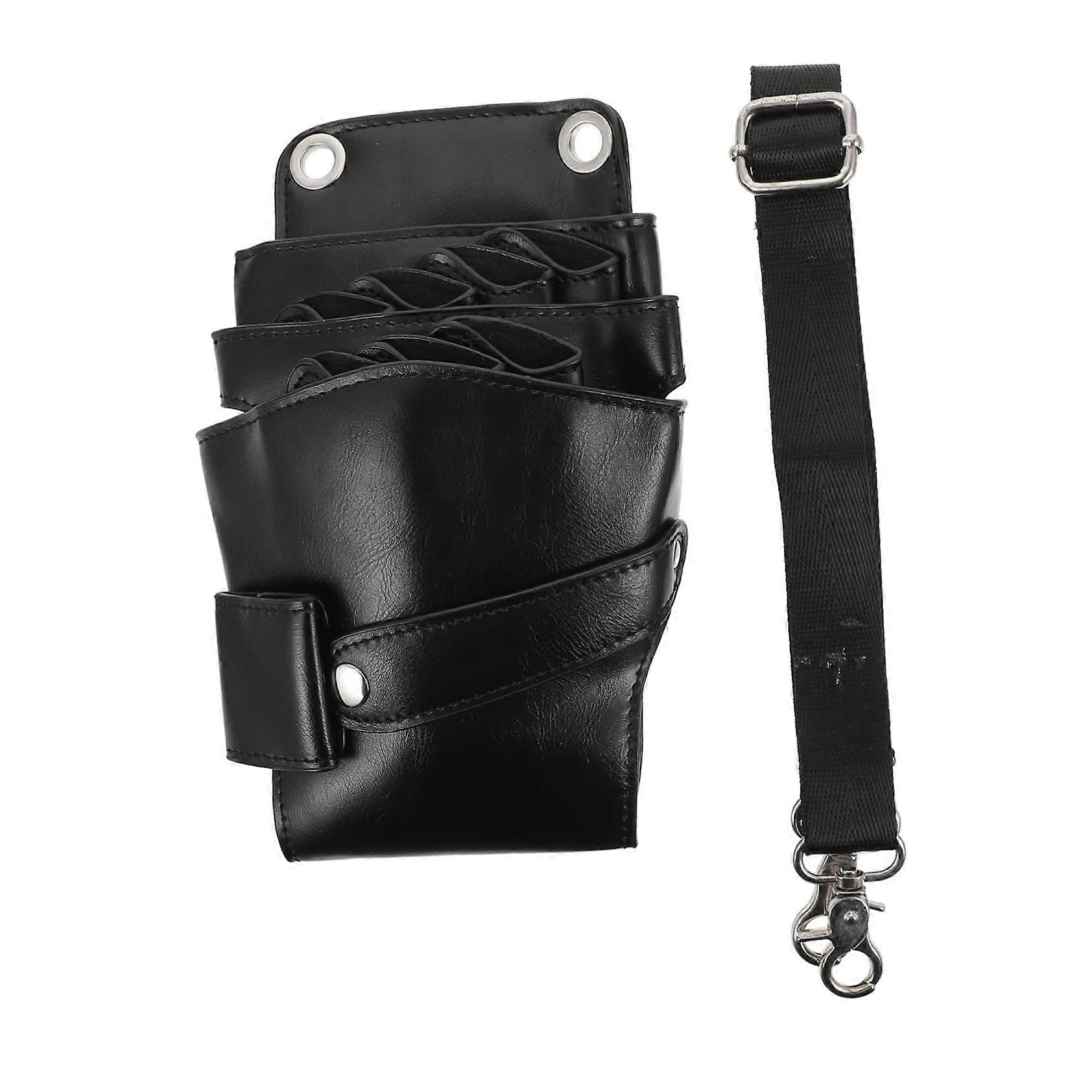 Hairdressing Tool Belt with MultiPocket Storage and Adjustable Waist Barber Scissors Pouch