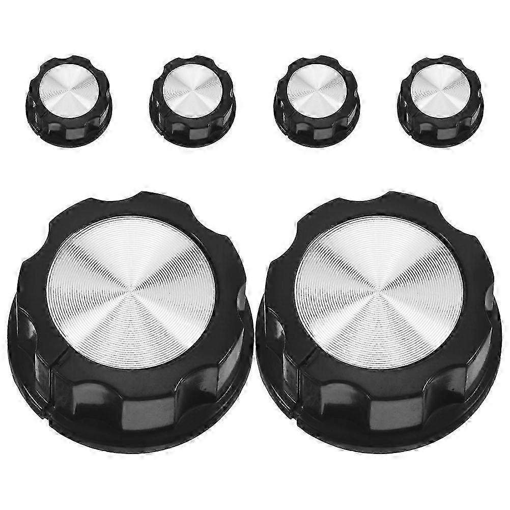 6pcs Replacement Air Fryer Control Knobs for Oven Timer Switch Buttons, Compatible with Pressure Cooker Cooktop Hob Rotary Control Switch Knobs