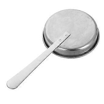 Stainless Steel Fire Extinguishing Cover with Handle, Portable Camping Stove Lid for Alcohol Burner, Outdoor Flame Suppressor
