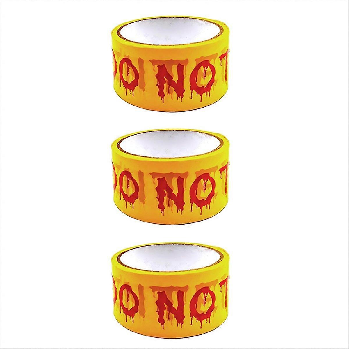 Halloween Decorations Caution Tape,Do Not Enter Caution Tape 3Pcs
